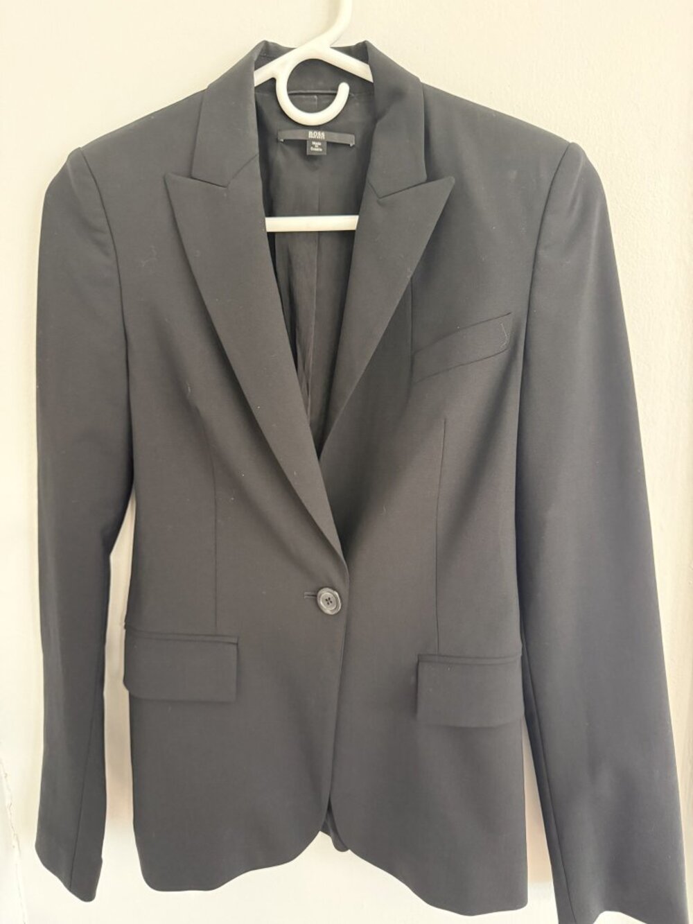 Hugo Boss Juicy6 Black Blazer Size US 0